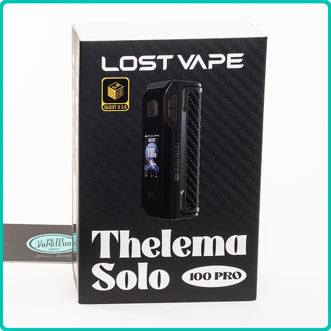 Packaging Box Thelema Solo 100 Pro Lost Vape